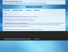 Tablet Screenshot of onlinegroupaa.org